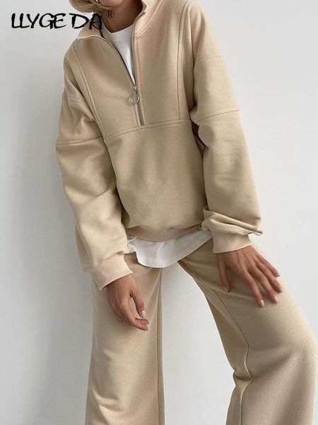 women's two piece pants autumn casual sweatshirt women set pullover long sleeve zipper sweatshirts pants female sets loose tracksuit l, White
women's two piece pants autumn casual sweatshirt women set pullover long sleeve zipper sweatshirts pants female sets loose tracksuit l, White