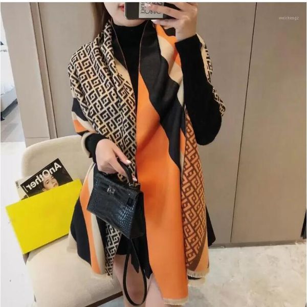 scarves cashmere scarf for women pashmina shawls wraps thick warm hijab luxury design winter stoles blanket1, Blue;gray
scarves cashmere scarf for women pashmina shawls wraps thick warm hijab luxury design winter stoles blanket1, Blue;gray