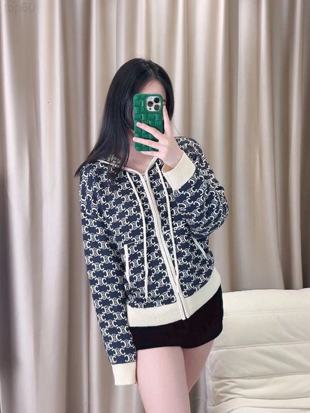 women's hoodies & sweatshirts designer chaopai 22 early autumn triumphal arch old flower pattern knitted long sleeve loose casual zippe, Black
women's hoodies & sweatshirts designer chaopai 22 early autumn triumphal arch old flower pattern knitted long sleeve loose casual zippe, Black