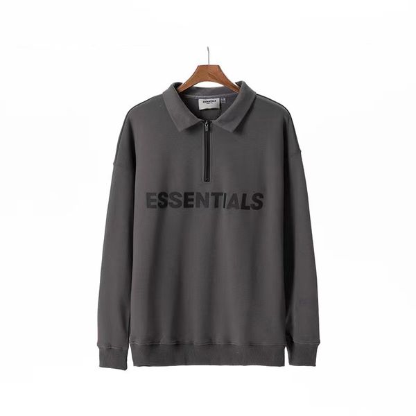 essentials hoodies men hoody half zip neck zipper lapel pure cotton casual fog women sweatshirts fashion 22ss, Black
essentials hoodies men hoody half zip neck zipper lapel pure cotton casual fog women sweatshirts fashion 22ss, Black