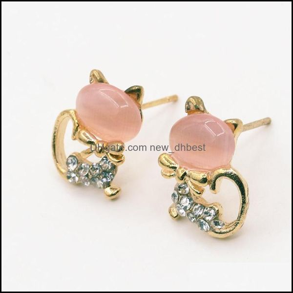 stud cute earrings pretty fashion kitten temperament rhinestone sweet opal cat bowknot channel drop delivery 2021 jewelry newdhdhnhj, Golden;silver
stud cute earrings pretty fashion kitten temperament rhinestone sweet opal cat bowknot channel drop delivery 2021 jewelry newdhdhnhj, Golden;silver
