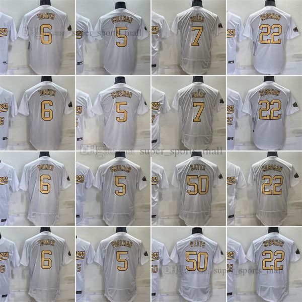 2022 all-star baseball jerseys 7 julio urias 50 mookie betts 6 trea turner 22 clayton kershaw 5 freddie an jersey men women youth size s--xx, Blue;black
2022 all-star baseball jerseys 7 julio urias 50 mookie betts 6 trea turner 22 clayton kershaw 5 freddie an jersey men women youth size s--xx, Blue;black
