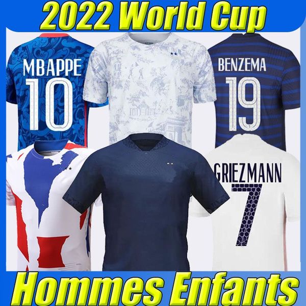 french 2022 benzema mbappe griezmann soccer jerseys quick dry 2023 world cup giroud kante dembele maillot de foot francia maillots men kids, Black;yellow
french 2022 benzema mbappe griezmann soccer jerseys quick dry 2023 world cup giroud kante dembele maillot de foot francia maillots men kids, Black;yellow