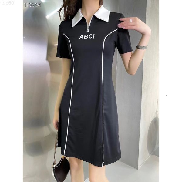 casual dresses designer chaopai 22 spring / summer new lapel slim dress contrast color polo neckline three-dimensional letter decoration wai, Black;gray
casual dresses designer chaopai 22 spring / summer new lapel slim dress contrast color polo neckline three-dimensional letter decoration wai, Black;gray