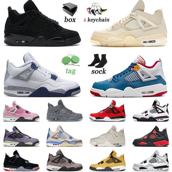 with box 2022 basketball shoes og jumpman 4 4s iv black cat midnight navy taupe haze sail canyon purple craft men women trainers sneakers si
with box 2022 basketball shoes og jumpman 4 4s iv black cat midnight navy taupe haze sail canyon purple craft men women trainers sneakers si