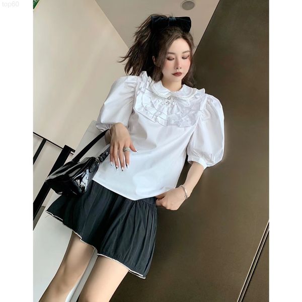 casual dresses designer chao brand 22 spring and summer new style small fragrance temperament lace ear edge design baby collar shirt long sl, Black;gray
casual dresses designer chao brand 22 spring and summer new style small fragrance temperament lace ear edge design baby collar shirt long sl, Black;gray