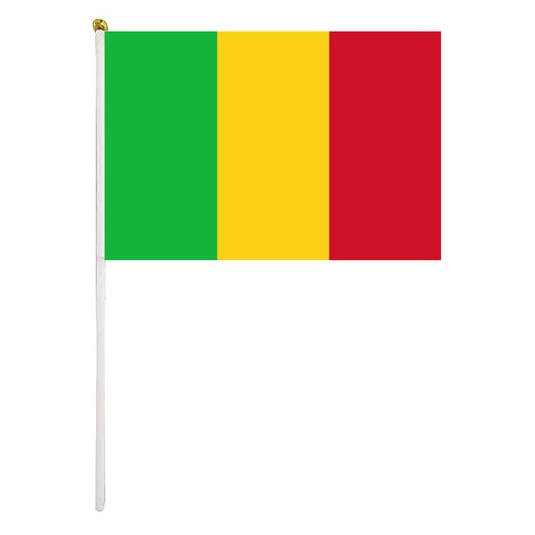 mali hand waving flags 14x21 cm polyester country banner with plastic flagpoles for parades sports events festival celebrations
mali hand waving flags 14x21 cm polyester country banner with plastic flagpoles for parades sports events festival celebrations