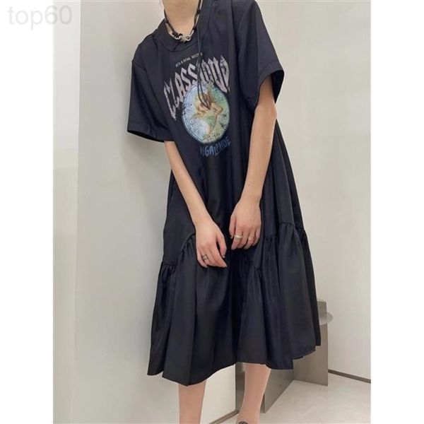 casual dresses designer chao brand 22 spring / summer new vintage little angel print dress with pleated skirt and loose profile gsxc, Black;gray
casual dresses designer chao brand 22 spring / summer new vintage little angel print dress with pleated skirt and loose profile gsxc, Black;gray