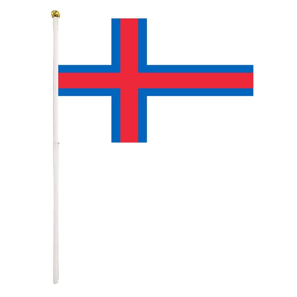 faroe islands hand waving flags 14x21 cm polyester country banner with plastic flagpoles for parades sports events festival celebrations
faroe islands hand waving flags 14x21 cm polyester country banner with plastic flagpoles for parades sports events festival celebrations