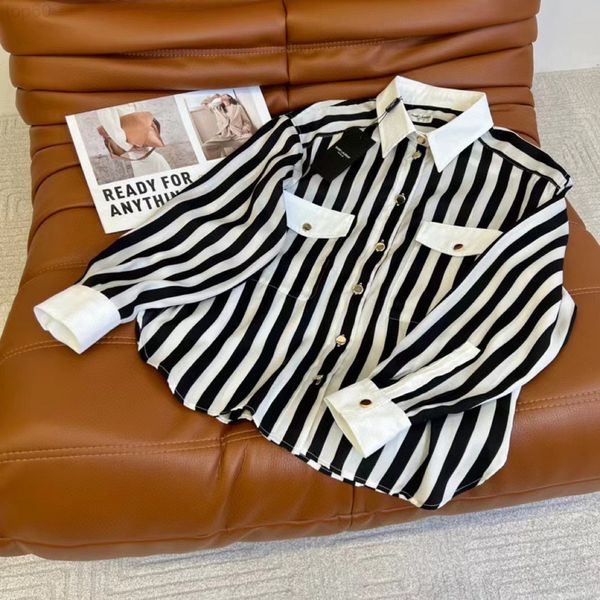 casual dresses designer high grade black stripe polo shirt long sleeve shirt women's summer design sense niche french unique chic top, Black;gray
casual dresses designer high grade black stripe polo shirt long sleeve shirt women's summer design sense niche french unique chic top, Black;gray