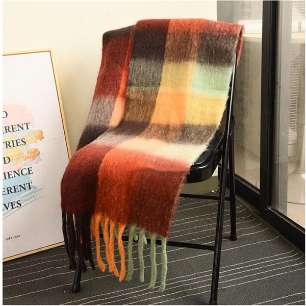 2023 wool sacrf brand cashmere winter scarf designer shawl women type colour chequered tassel imitated acne blanket scarves, Blue;gray
2023 wool sacrf brand cashmere winter scarf designer shawl women type colour chequered tassel imitated acne blanket scarves, Blue;gray