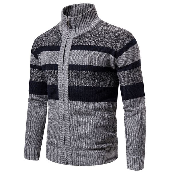 men's jackets autumn winter cardigan men sweaters jackets coats fashion striped knitted cardigan slim fit sweaters coat mens clothing, Black;brown
men's jackets autumn winter cardigan men sweaters jackets coats fashion striped knitted cardigan slim fit sweaters coat mens clothing, Black;brown