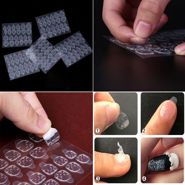 tamax double side nail jelly adhesive glue sticker sticky tape transparent nail glue for fake false nails art decoration tools diy, Black
tamax double side nail jelly adhesive glue sticker sticky tape transparent nail glue for fake false nails art decoration tools diy, Black