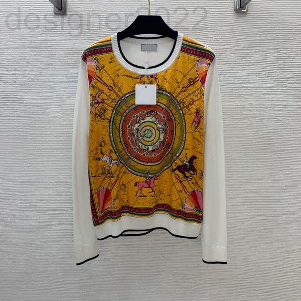 women's sweaters designer european knight galloping horse clock compass printed front silk stitched back knitted long sleeved xp9k, White;black
women's sweaters designer european knight galloping horse clock compass printed front silk stitched back knitted long sleeved xp9k, White;black