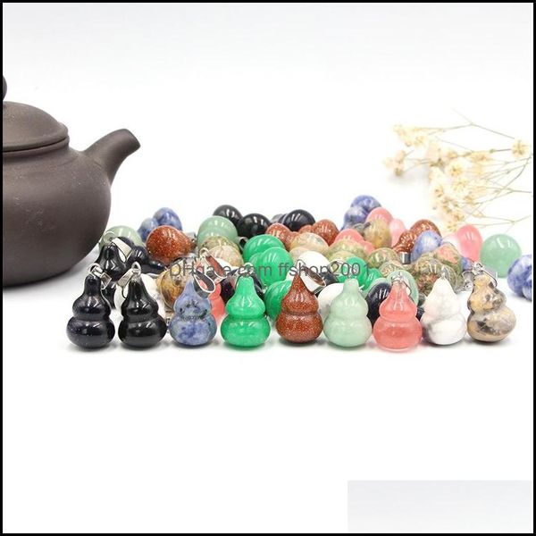 pendant necklaces gourd shape natural stone hang decorations reiki healing chakra rose quartz crystal pendo charms for necklace earri dhbbk, Silver
pendant necklaces gourd shape natural stone hang decorations reiki healing chakra rose quartz crystal pendo charms for necklace earri dhbbk, Silver