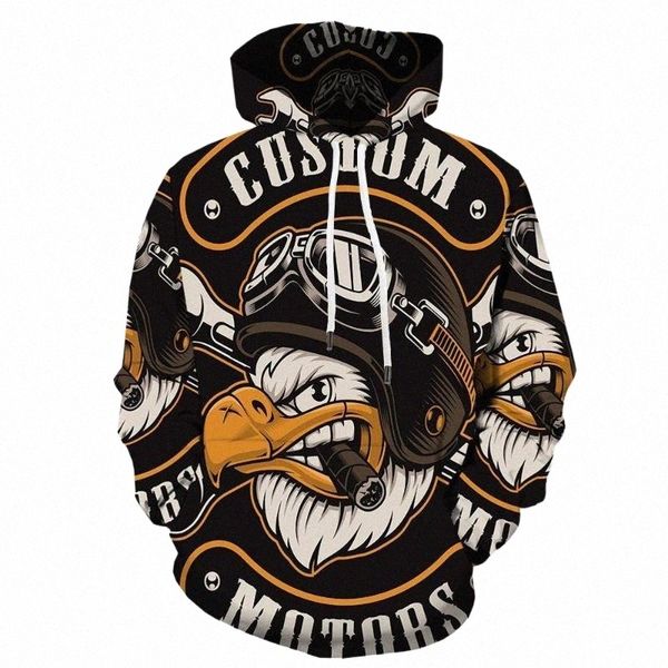 men's hoodies & sweatshirts motors eagle skull 3d print streetwear men women fashion oversized hoodie harajuku male tracksuits clothing, Black
men's hoodies & sweatshirts motors eagle skull 3d print streetwear men women fashion oversized hoodie harajuku male tracksuits clothing, Black