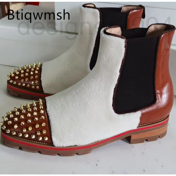 dress shoes designer mixed color chelsea boots man toe pointed gold rivet thick bottom moccasins shoes for men fashion ankle wmd4, Black
dress shoes designer mixed color chelsea boots man toe pointed gold rivet thick bottom moccasins shoes for men fashion ankle wmd4, Black