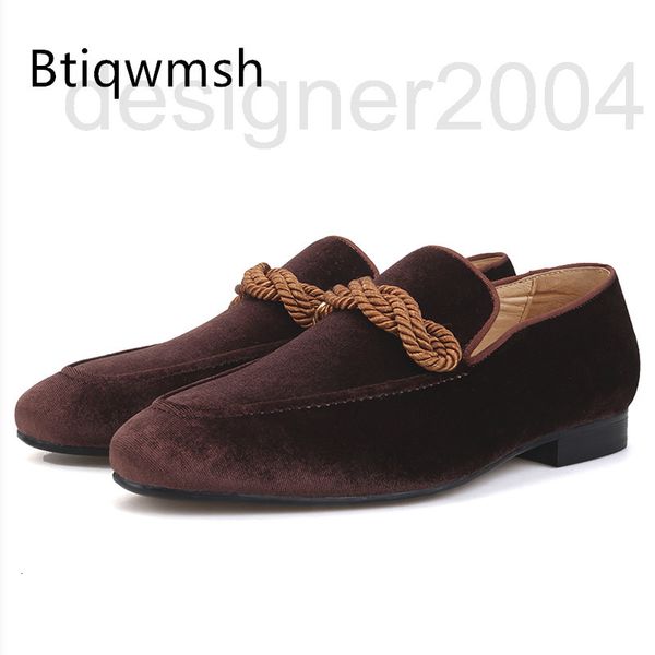 dress shoes designer brown velvet shoes man pointed toe weave knot slip on flat men's fashion party wtzx, Black
dress shoes designer brown velvet shoes man pointed toe weave knot slip on flat men's fashion party wtzx, Black