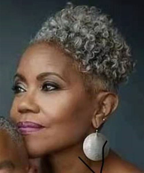 short silver grey women ponytail hairpiece gray hair pony tail toupee kinky afro hair piece human extension 100g 80g 10inch, Black
short silver grey women ponytail hairpiece gray hair pony tail toupee kinky afro hair piece human extension 100g 80g 10inch, Black