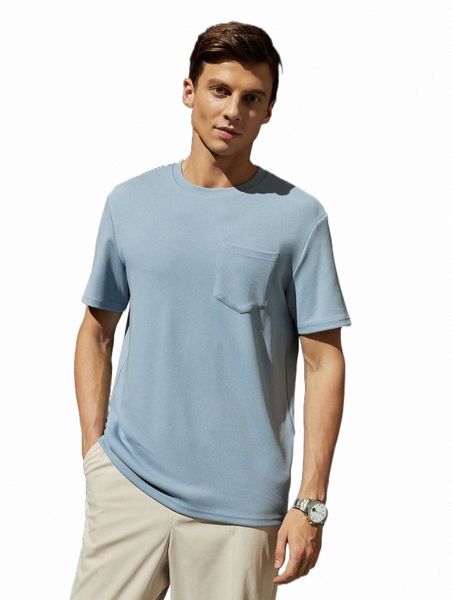 men's t-shirts men pocket patched solid tee 2022 new x2my#, White;black