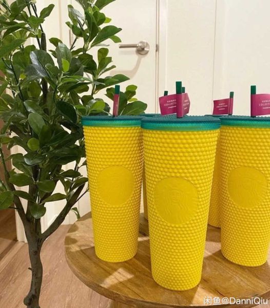 starbucks hawaii yellow durian straw cup tumbler 710ml mermaid plastic cold water coffee mug gift
starbucks hawaii yellow durian straw cup tumbler 710ml mermaid plastic cold water coffee mug gift