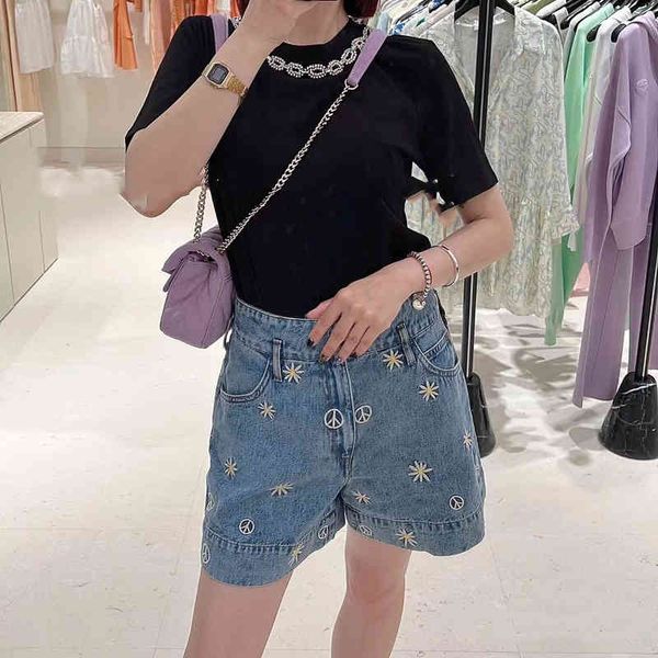 women's shorts fadan s spring and summer fashion embroidery used washing casual jeans versatile shorts, White;black
women's shorts fadan s spring and summer fashion embroidery used washing casual jeans versatile shorts, White;black