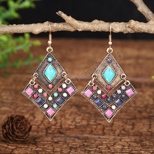 ethnic retro women's green dangle earrings indian earrings statement jewelry femmes pendientes, Silver
ethnic retro women's green dangle earrings indian earrings statement jewelry femmes pendientes, Silver