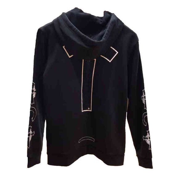 men's fleece ch classic mens zipper hoodie good quality letter pattern printed casual long sleeve pocket men woman sweatshirts 14 style, Black
men's fleece ch classic mens zipper hoodie good quality letter pattern printed casual long sleeve pocket men woman sweatshirts 14 style, Black