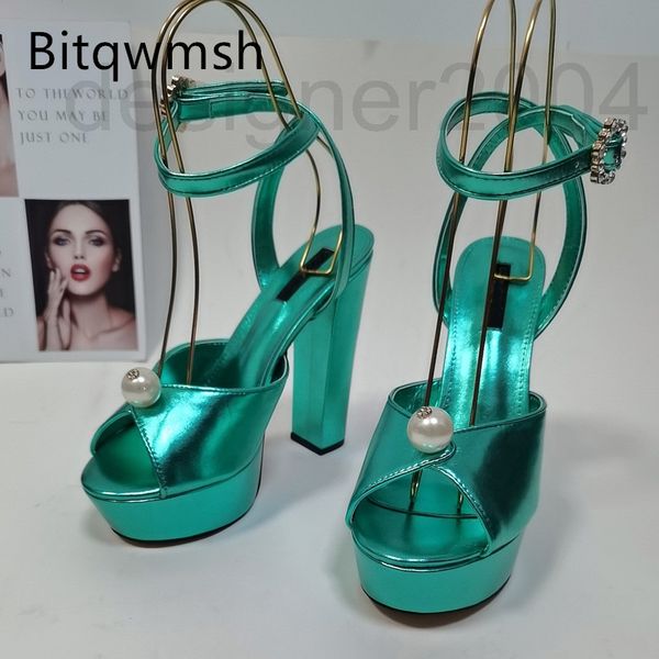 sandals designer platform sandals green woman open toe pearl rhinestone high heel pumps lady wedding shoes 8udz, Black
sandals designer platform sandals green woman open toe pearl rhinestone high heel pumps lady wedding shoes 8udz, Black