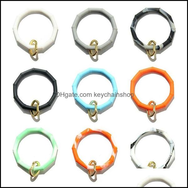 key rings key ring colorf bamboo shaped keychain bracelet bangle flexible sile round wristbands keychains for women girls jewelry dro dhbod, Slivery;golden
key rings key ring colorf bamboo shaped keychain bracelet bangle flexible sile round wristbands keychains for women girls jewelry dro dhbod, Slivery;golden