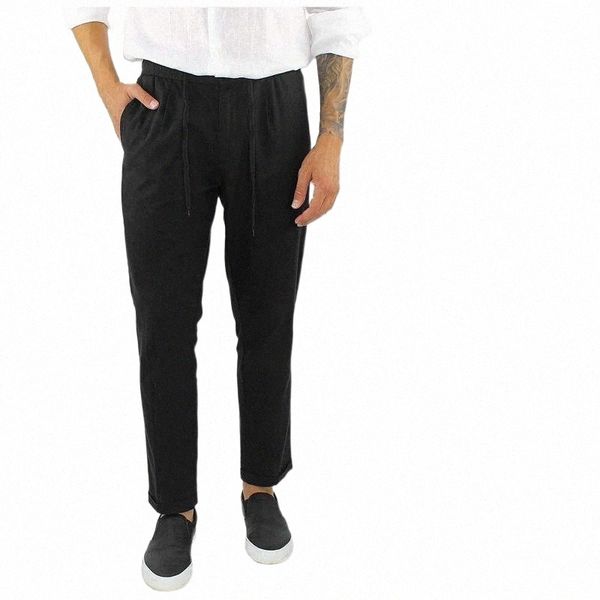 men's pants men solid color cotton linen trousers for joggers casual elastic waist loose sports running oversize #2108 h2by#, Black
men's pants men solid color cotton linen trousers for joggers casual elastic waist loose sports running oversize #2108 h2by#, Black