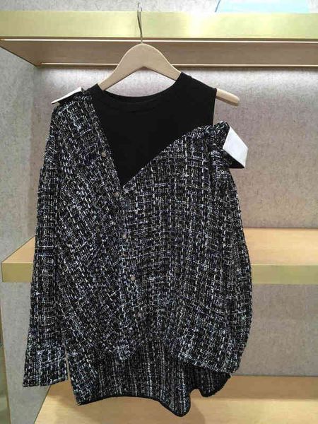 women's blouses shirts fa dan autumn winter metal wind tweed stitched fake two shirts mfpto00475, White
women's blouses shirts fa dan autumn winter metal wind tweed stitched fake two shirts mfpto00475, White