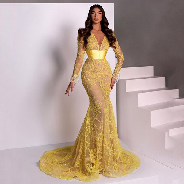 yellow evening dresses long sleeves deep v neck lace hollow floor length sparkling beaded appliques sequins celebrity plus size party prom d, Black;red
yellow evening dresses long sleeves deep v neck lace hollow floor length sparkling beaded appliques sequins celebrity plus size party prom d, Black;red