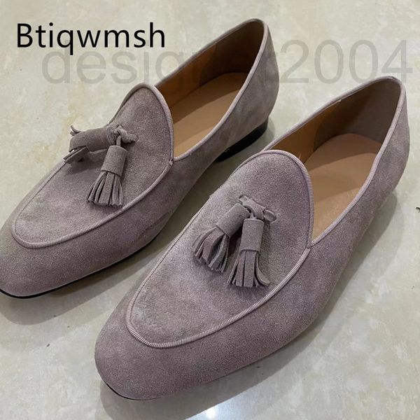 dress shoes designer men real suede shoes nude pointed toe tassel slip on flat for men moccasins ofoi, Black
dress shoes designer men real suede shoes nude pointed toe tassel slip on flat for men moccasins ofoi, Black