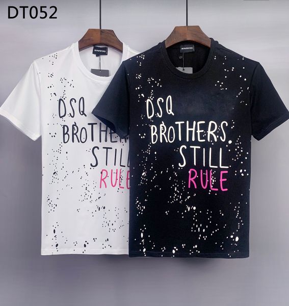 dsq t shirts men's t-shirts white black printed crewneck t-shirt mens designer t shirt paris fashion tshirts summer tees male 100% cott
dsq t shirts men's t-shirts white black printed crewneck t-shirt mens designer t shirt paris fashion tshirts summer tees male 100% cott