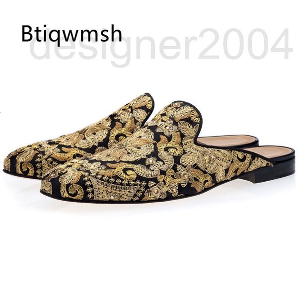 dress shoes designer 2019 hand made embroidered slippers men toe round flat shoes for man sandals dyz4, Black
dress shoes designer 2019 hand made embroidered slippers men toe round flat shoes for man sandals dyz4, Black