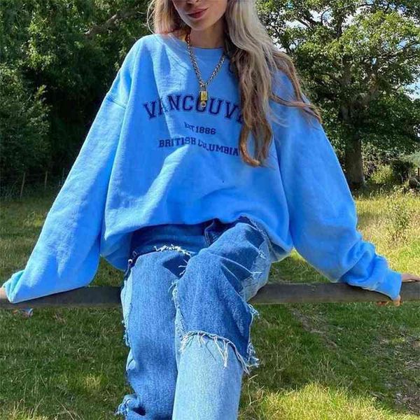 women's hoodies sweatshirts nice blue letter print vintage preppy style oversized sweatshirt for teens girls casual loose long sleeve h, Black
women's hoodies sweatshirts nice blue letter print vintage preppy style oversized sweatshirt for teens girls casual loose long sleeve h, Black