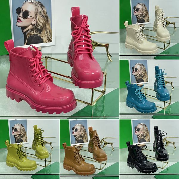 womens jelly booties designer woman boots rubber bare boot colorblock luxury martin shoes classic platform sole australia tpu thick outsole, Black
womens jelly booties designer woman boots rubber bare boot colorblock luxury martin shoes classic platform sole australia tpu thick outsole, Black