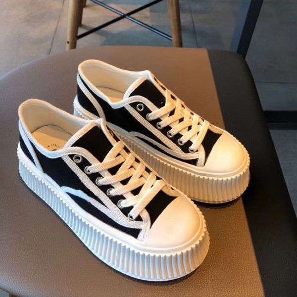 autumn winter 2022 new canvas shoes boots op67 women muffin platform lace-up fashion versatile slim sports small white shoes, Black
autumn winter 2022 new canvas shoes boots op67 women muffin platform lace-up fashion versatile slim sports small white shoes, Black