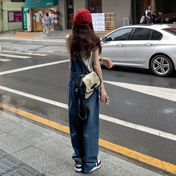 2022 autumn new ins jeans tailoring tooling casual all-match denim overalls trousers women, Blue
2022 autumn new ins jeans tailoring tooling casual all-match denim overalls trousers women, Blue