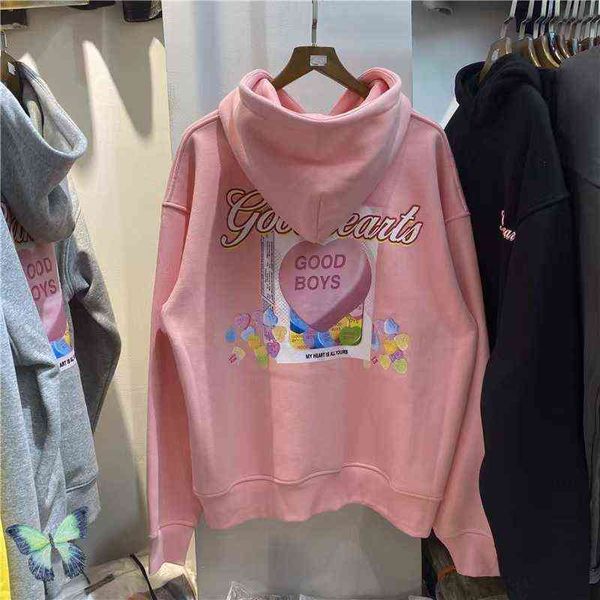 men's hoodies sweatshirts good boys love letter candy print men's women's hooded fleece pink black hoodie sweatshirt t220825
men's hoodies sweatshirts good boys love letter candy print men's women's hooded fleece pink black hoodie sweatshirt t220825