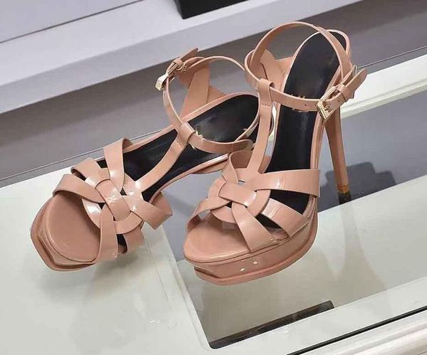 popular designer tribute patent soft leather platform sandals high heel stiletto sandals t-strap lady shoes pumps 10cm and 14cm with box 35-, Black
popular designer tribute patent soft leather platform sandals high heel stiletto sandals t-strap lady shoes pumps 10cm and 14cm with box 35-, Black