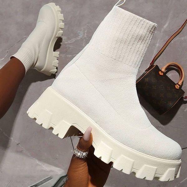 boots shoes woman knitted sock women's thick-soled short tube breathable plus size 43 martin platform booties heels 220826, Black
boots shoes woman knitted sock women's thick-soled short tube breathable plus size 43 martin platform booties heels 220826, Black