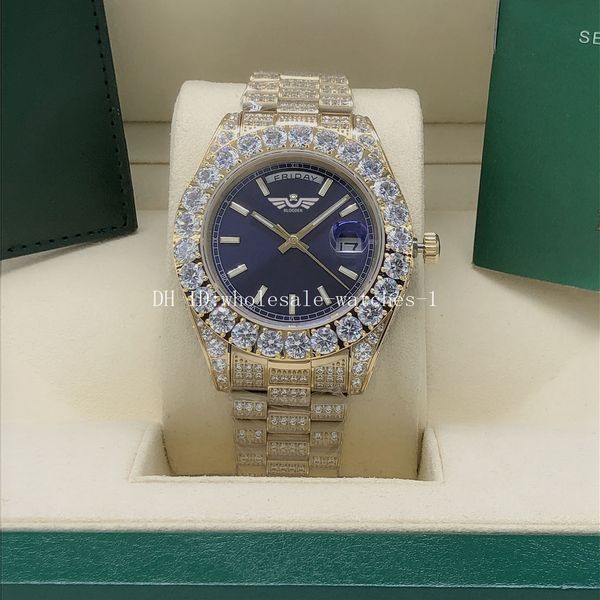 watch full diamond blue dail president 228239 228396 sapphire big diamond bezel 43mm 18k gold men automatic wristwatch with original box, Slivery;brown
watch full diamond blue dail president 228239 228396 sapphire big diamond bezel 43mm 18k gold men automatic wristwatch with original box, Slivery;brown