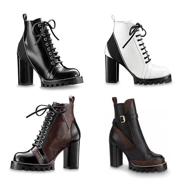 high heel martin boots 9.5cm coarse heel desert bare boot autumn winter 100% genuine leather zipper letter lace up chunky heels women shoes, Black
high heel martin boots 9.5cm coarse heel desert bare boot autumn winter 100% genuine leather zipper letter lace up chunky heels women shoes, Black