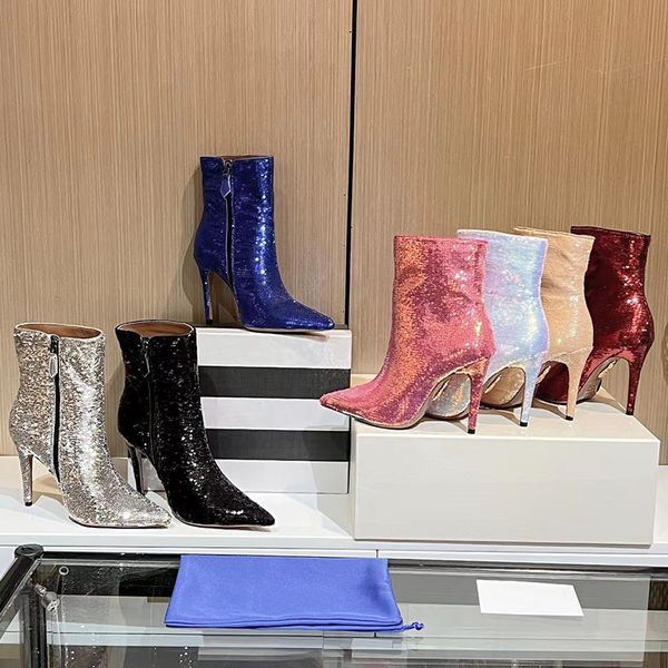 designer women's pointed stiletto boots luxury night scene fashion boots sequin shiny red rose black gold silver wedding party shoes 9
designer women's pointed stiletto boots luxury night scene fashion boots sequin shiny red rose black gold silver wedding party shoes 9