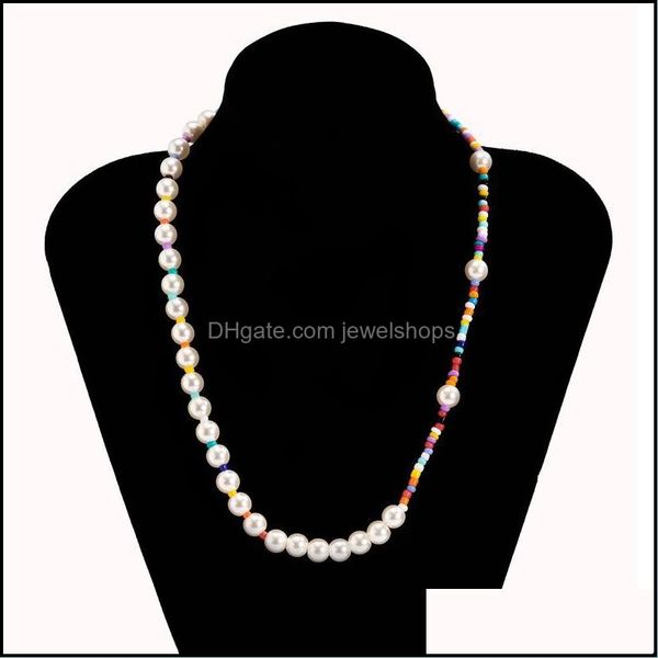 charm bracelets boho mticolor beads imitation pearl necklace for women men kpop vintage aesthetic strand chain on the neck fashion ac dhqgk, Golden;silver
charm bracelets boho mticolor beads imitation pearl necklace for women men kpop vintage aesthetic strand chain on the neck fashion ac dhqgk, Golden;silver