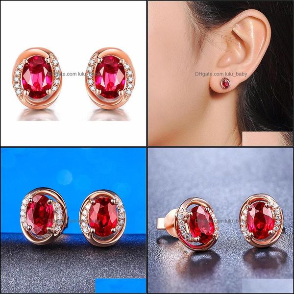 stud gold earrings for women jewelry accessories oval ruby zircon gemstone wedding party gift wholesale drop delivery 2021 lulubaby dhn4c, Golden;silver
stud gold earrings for women jewelry accessories oval ruby zircon gemstone wedding party gift wholesale drop delivery 2021 lulubaby dhn4c, Golden;silver