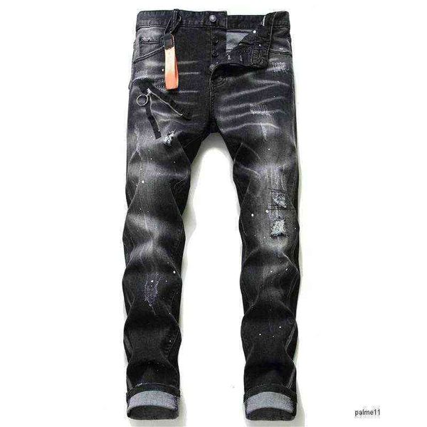 men's jeans mens pants street trend zipper chain decoration ripped stretch black fashion slim fit washed motocycle denim panelled, Blue
men's jeans mens pants street trend zipper chain decoration ripped stretch black fashion slim fit washed motocycle denim panelled, Blue