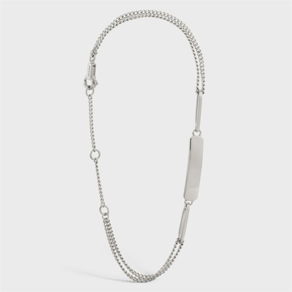 2022 new french fashion silver color chain bracelet couple chain minimalist high-end design anchor same jewelry accessories, Black
2022 new french fashion silver color chain bracelet couple chain minimalist high-end design anchor same jewelry accessories, Black